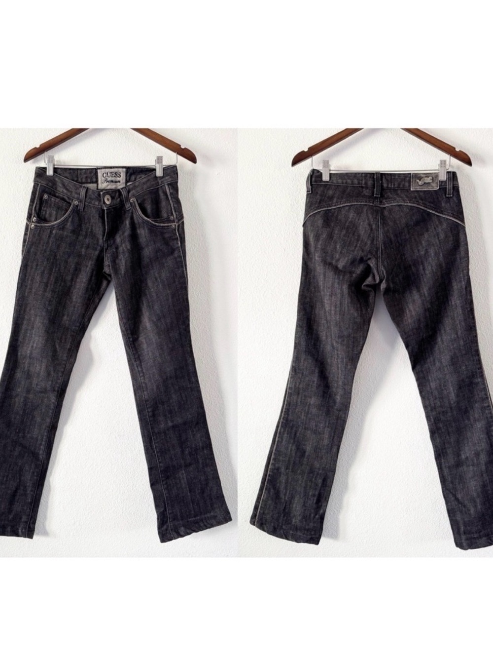 Vintage Guess Premium Stretch Denim Jeans 90s Retro Size 26 Y2K Staple Denimcore